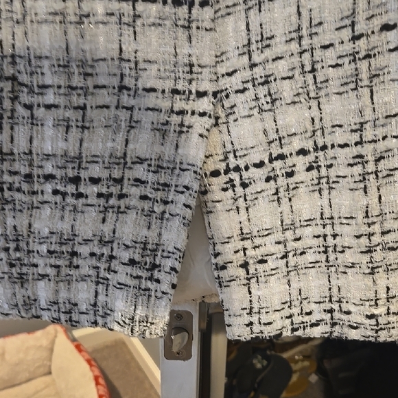 Black And White Dress Sleeveless Scoop Neck - Picture 5 of 11